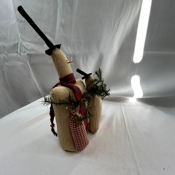 Sack Snowmen with trees flour sack unique Christmas holiday decor - Picture 7 of 10